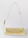 Jil Sander Small Shoulder Bag With Adjustable Strap And Buckle Detail In Green