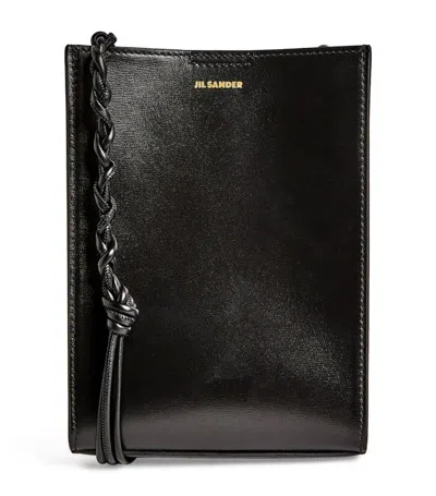 Jil Sander Small Tangle Cross-body Bag In Black