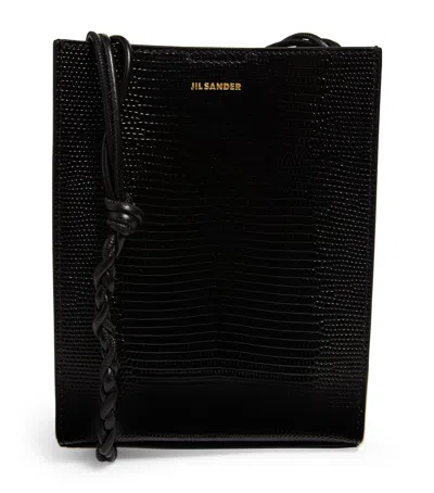 Jil Sander Small Tangle Cross-body Bag In Black