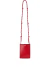 Jil Sander Small Tangle Knotted-strap Cross Body Bag In Red