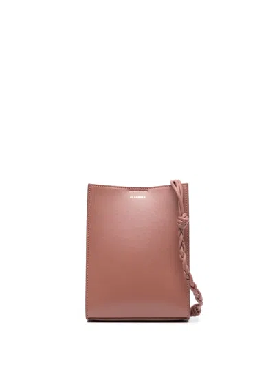 JIL SANDER SMALL TANGLE LEATHER CROSSBODY BAG