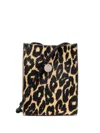 Jil Sander Small Tangle Leopard-print Shoulder Bag