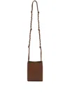 Jil Sander Small Tangle Shoulder Bag In Brown