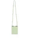 Jil Sander Small Tangle Shoulder Bag In Grün