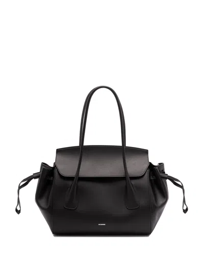 Jil Sander Small `voyage` Bag In Black