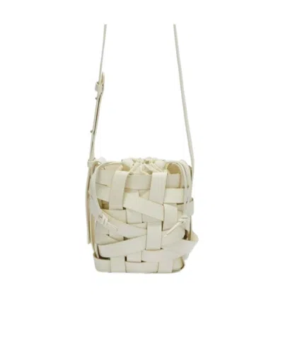 JIL SANDER JIL SANDER SMALL WOVEN CROSSBODY BAG