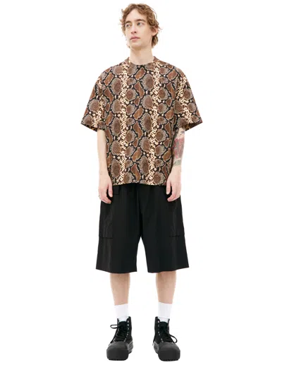 JIL SANDER SNAKE PATTERN T-SHIRT