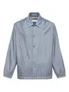 Jil Sander Snap-fastening Coach Jacket In Blue