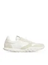 Jil Sander Moon Sneakers In Nylon And Suede Cream In Neutral