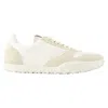 Jil Sander Women White Leather And Suede Moon Sneakers In White