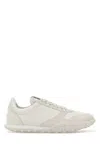 Jil Sander Women White Leather And Suede Moon Sneakers In Neutral