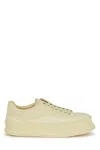 Jil Sander Woman Sneakers Pastel Yellow Size 9 Textile Fibers In 742