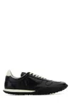 Jil Sander Black Leather Sneakers In Black