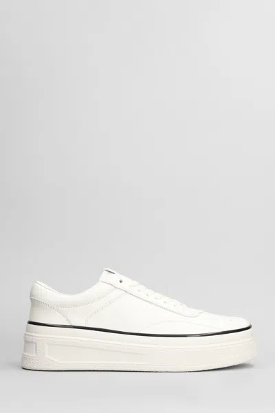 Jil Sander Leather Sneakers For Everyday In Multi