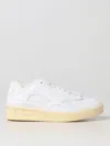 Jil Sander Basket Leather Sneakers In White