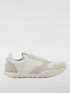 Jil Sander Women White Leather And Suede Moon Sneakers In Weiss