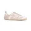 Jil Sander Etage Satin And Suede Low-top Sneakers In Neutral