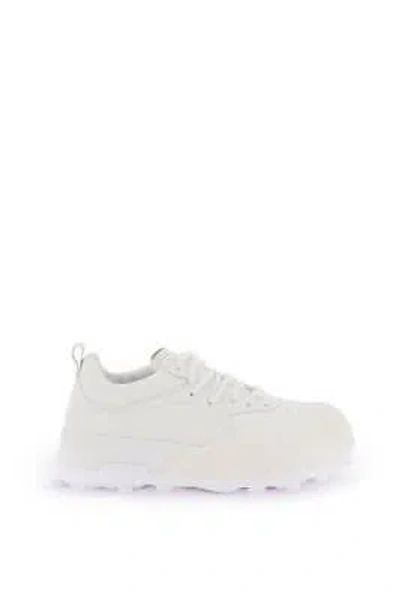 Pre-owned Jil Sander Sneakers Orb Man Sz.9 Eur.42 J32ws0040p6244 White 102p