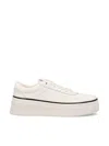 Jil Sander Everyday Leather Sneakers For Women In White