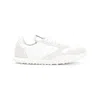 Jil Sander Two-tone Fabric And Suede Sneakers In White
