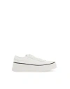 Jil Sander Everyday Leather Sneakers For Women In White