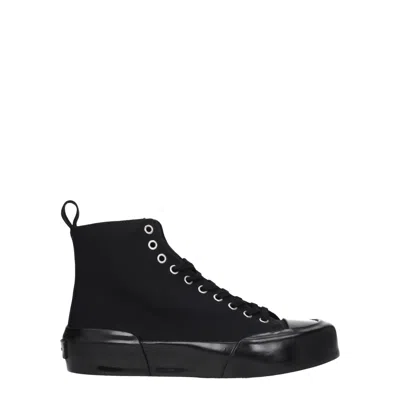 Jil Sander Sneakers Women Fabric Black