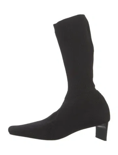 Pre-owned Jil Sander Sock Boots In Black