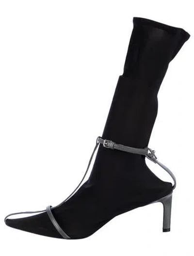 Pre-owned Jil Sander Sock Boots In Blue
