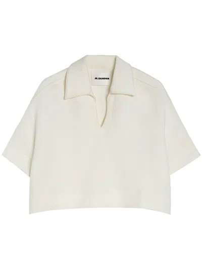 JIL SANDER JIL SANDER SOFT BLEND V-NECK T-SHIRT