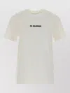 Jil Sander Soft Cotton Crew Neck Short Sleeve T-shirt In White