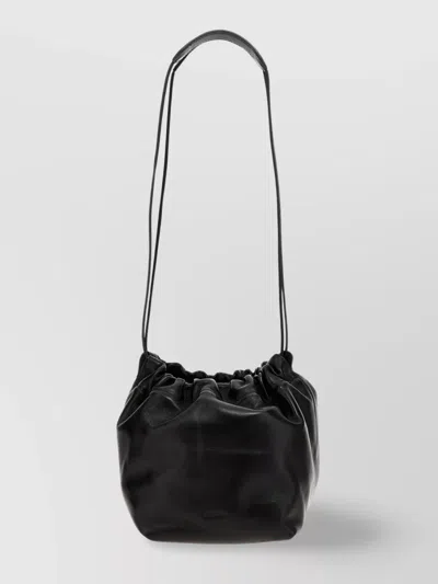 JIL SANDER SOFT TEXTURE CROSSBODY BAG WITH ADJUSTABLE STRAP