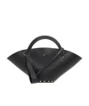 Jil Sander Sombrero Brand-print Leather Tote Bag In Black