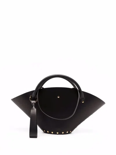 Jil Sander Sombrero Tote Bag In Schwarz