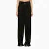 JIL SANDER SOPHISTICATED TAN TAILORED TROUSERS WITH BELT