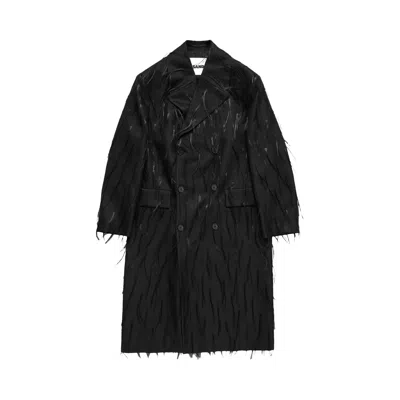 Pre-owned Jil Sander Spaced Out Nylon Fur Coat 'black' | Men's Size 54