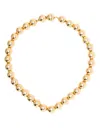 Jil Sander Gold-plated Bead Necklace In Gold