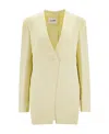 Jil Sander Split-back Blazer In Nude