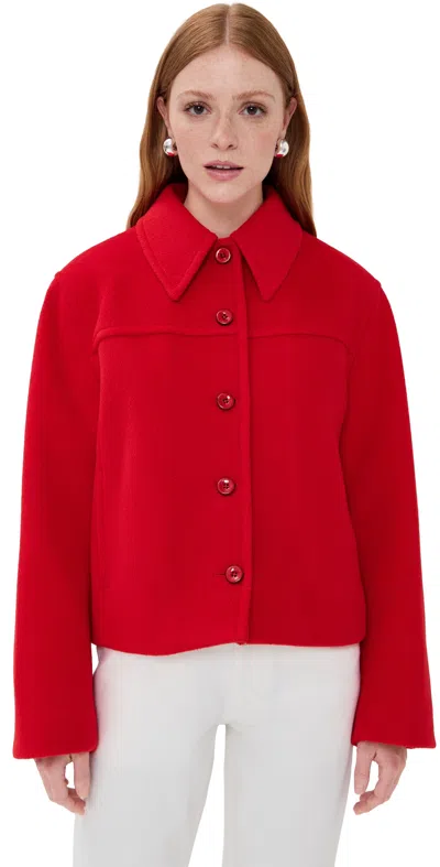 Jil Sander Sport Jacket Strawberry In Red