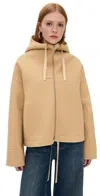 Jil Sander Sportswear Jacket Cereal In Brown