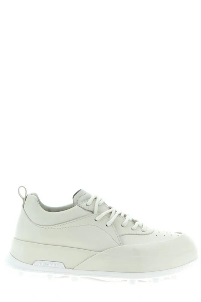 Jil Sander Sporty Sneakers In White