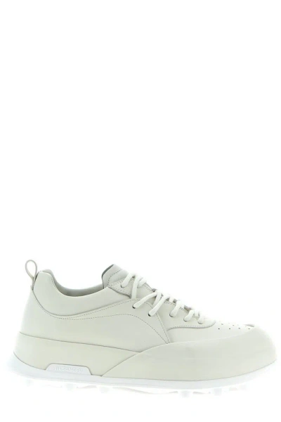 Jil Sander Sporty Trainers In White