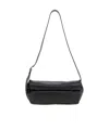 Jil Sander Black Rollup Small Square Belt Bag In Black