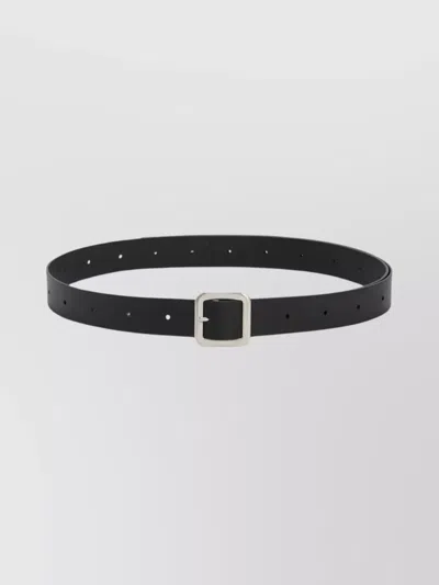 JIL SANDER SQUARE BUCKLE ADJUSTABLE BELT 3.5CM
