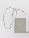 Jil Sander Square Calfskin Shoulder Bag
