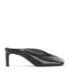 Jil Sander 70 Nappa Leather Mules In Black