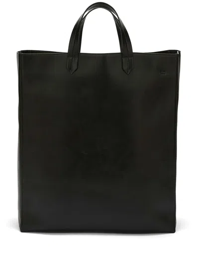 Jil Sander Square Shopper Lg Bag Bags In Black