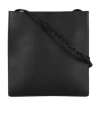 Jil Sander Square Shoulder Bag In Black