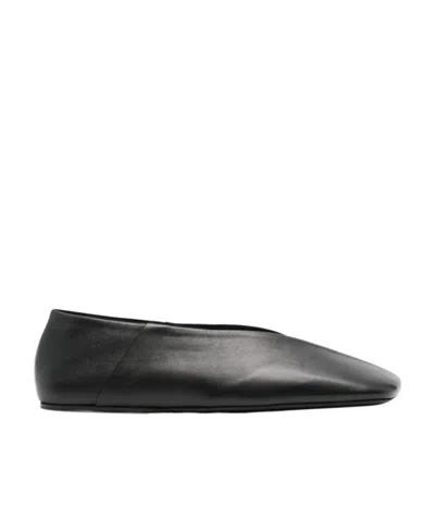 JIL SANDER JIL SANDER SQUARE-TOE SLIP-ON BALLERINA SHOES