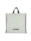 Jil Sander Square Tote Bag In Green
