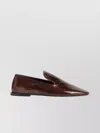 Jil Sander Squared Toe Loafer In Dark Earth